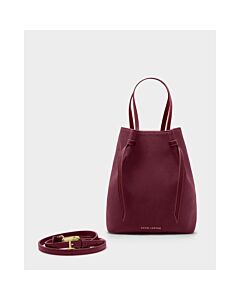 Katie Loxton Laila Suedette Clutch - Chocolate